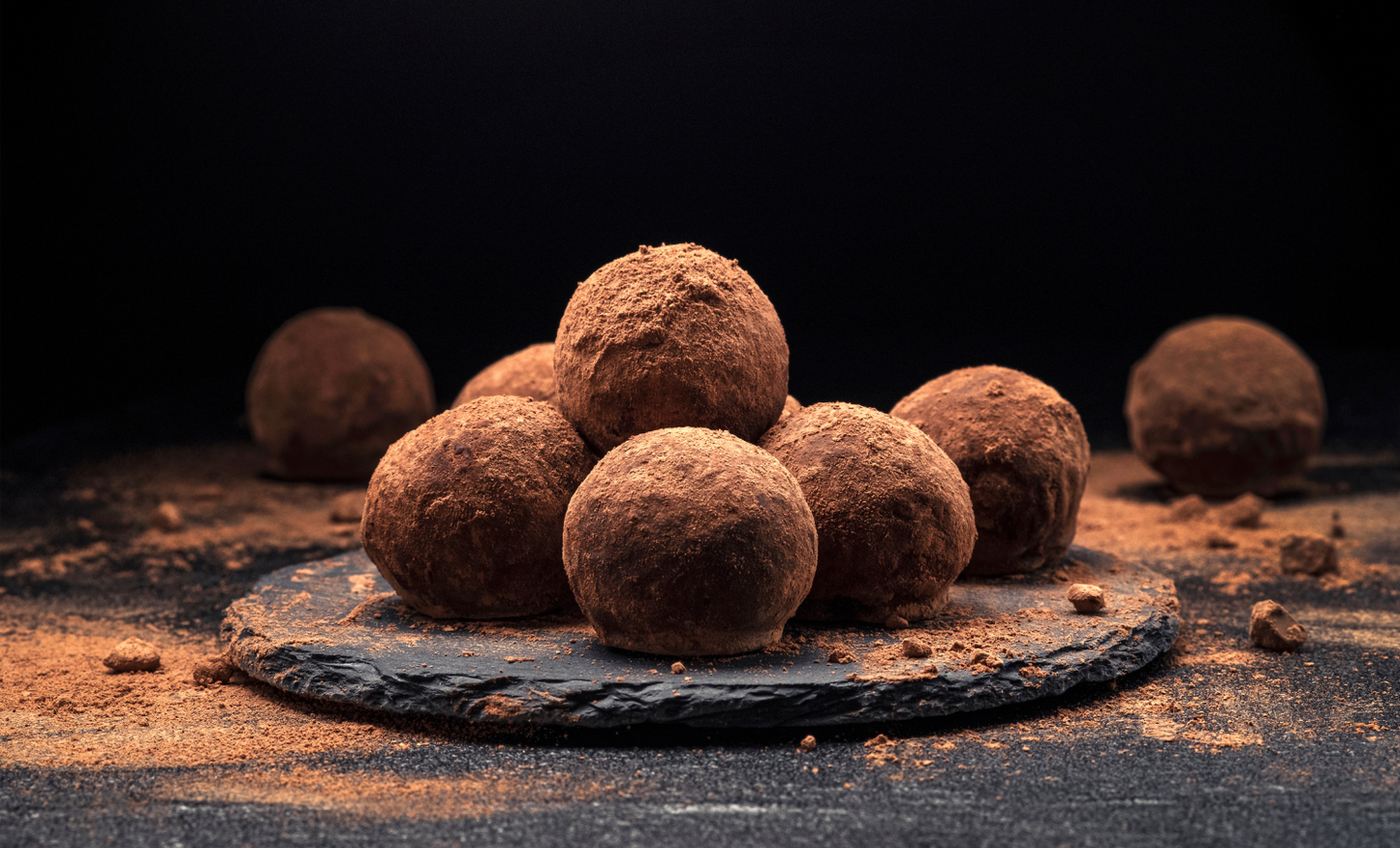 Chocolate Truffles — Coffee & Rum